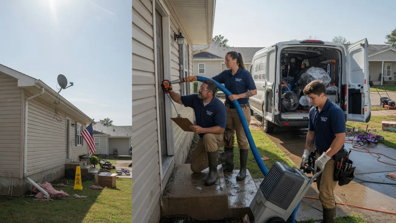 Ceiling Water Damage Restoration in Salina, KS near me